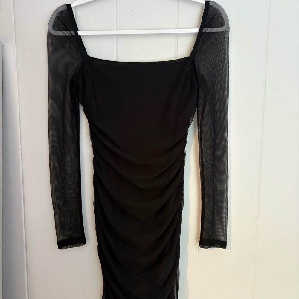 Princess Polly Black Long Sleeve Dress